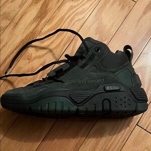 Polo Ralph Lauren PS100 High-Top Men's Shoes Rifle Green 809878065-001 size 10,5